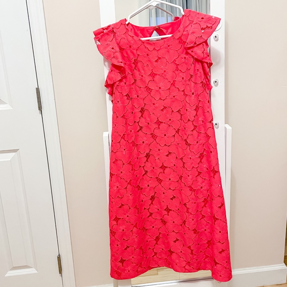 Trina Turk Lace Sheath Dress, Large